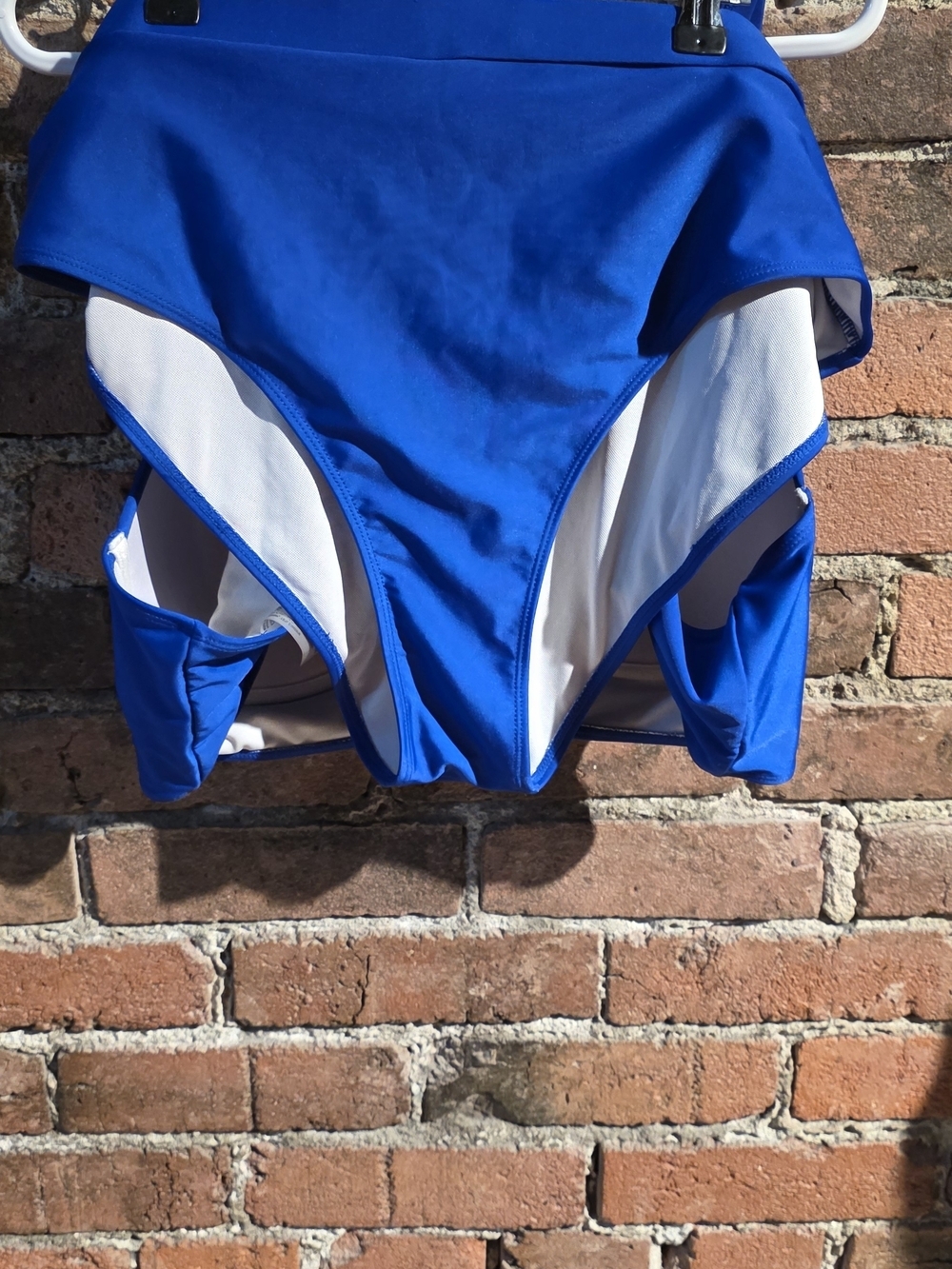 Blue Ruffle-Back Longline Bra Top - Women Intimates - Picture 2 of 4